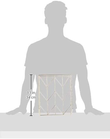 U Brands Desktop Letter Tray, Wire Metal, Gold