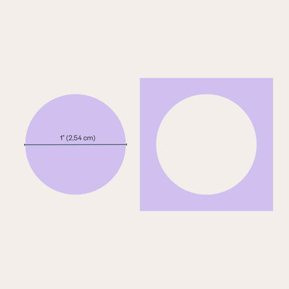 Craftelier - 1 Inch Circle Punch with Lever Press | Shape Hole Puncher for Paper Crafts | Round Hole Punch to Create Scrapbooks, DIY Cards & Journals | Mini Hole Punch for Paper & Cardstock.