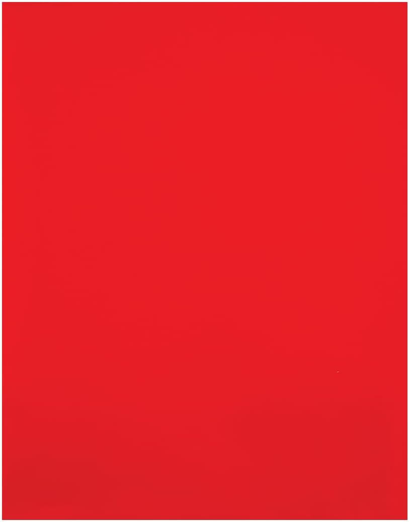 JAM PAPER Custom Printed Semi-Gloss Folders with Round Corner Pockets - Personalized Logo & Text - 12pt C1S - Red - 250/Pack