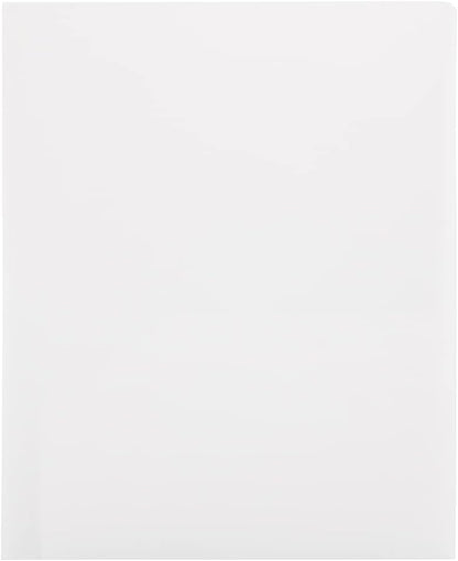 JAM PAPER Plastic 2 Pocket POP Folders - Durable School Folders - Assorted Business Colors - 6/Pack