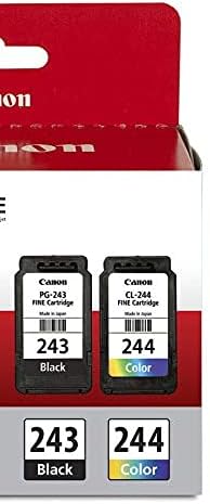 Canon PG-243/ CL-244 Ink Multi Pack, Compatible to TR4520, MX492, MG2520, MG2922, TS302 and TS202 & CL-246 XL Color Ink Cartridge Compatible to Printer iP2820, MG2420, MG2924, MG2920, MX492
