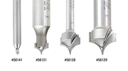 Amana Tool - 56129 Carbide Tipped Pt. Cutting Roundover 3/8 Radius x 3/4 Dia x 5/8 x 1/2