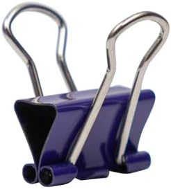 JAM PAPER Colorful Binder Clips - Extra Small - 3/5 Inch (15 mm) - Purple Binderclips - 30/Pack