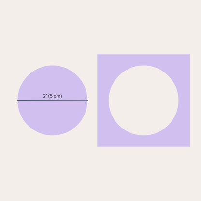 Craftelier - 2 Inch Circle Punch with Lever Press | Shape Hole Puncher for Paper Crafts | Round Hole Punch to Create Scrapbooks, DIY Cards & Journals | Mini Hole Punch for Paper & Cardstock.