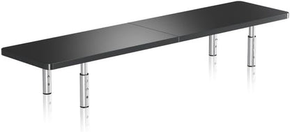 suptek Dual Monitor Stand Riser,Large Monitor Laptop Stand Riser 3 Adjustable Heights Computer Stand for Laptop, Printer, Notebook(MST016L)