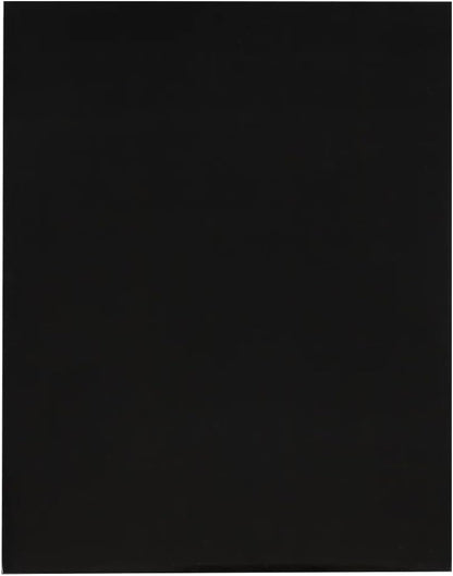 JAM PAPER Custom Printed Semi-Gloss Folders with Round Corner Pockets - Personalized Logo & Text - 10 pt C2S - Black - 250/Pack