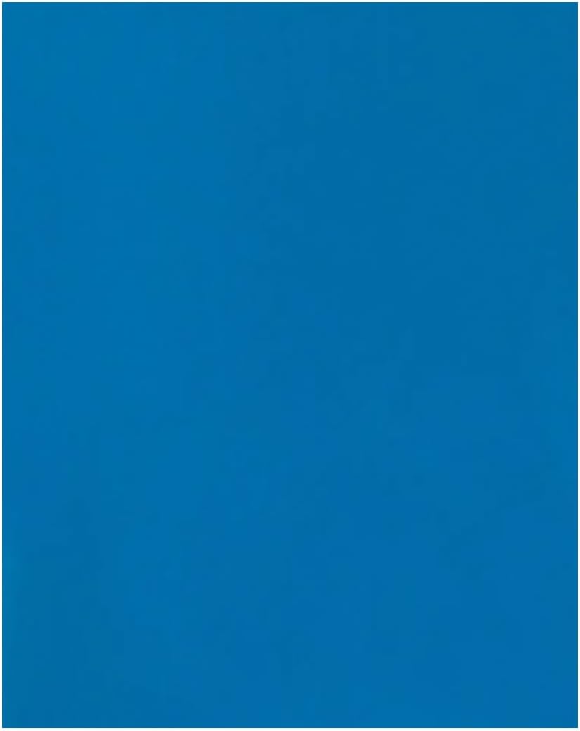 JAM PAPER Custom Printed Semi-Gloss Folders with Round Corner Pockets - Personalized Logo & Text - 10 pt C2S - Blue - 250/Pack