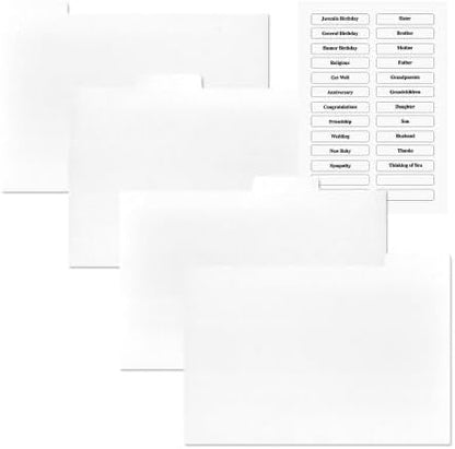 Current Black Elegance Greeting Card Organizer Box with Dividers - Store 140+ Christmas, Valentine, & Birthday Cards, Recipe Cards, Photo Collections, Postcards, Stationery, 7" x 9" x 9-1/2"