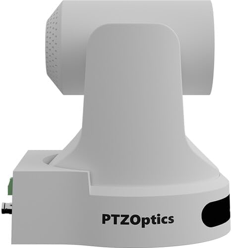 PTZOptics Move SE SDI/HDMI/USB/IP PTZ Camera with 30x Optical Zoom (White) (PT30X-SE-WH-G3) + Universal Wall Mount (White) + Lens Cleaning Kit + HDMI Cable + Ethernet Cable + Color Wire Ties