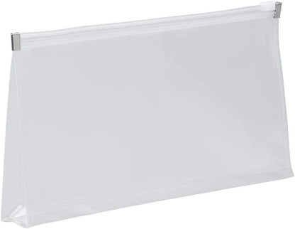 JAM PAPER Plastic Envelopes with Zip Closure - #10 Booklet Wallet - 5 x 10 - Clear - 12/Pack