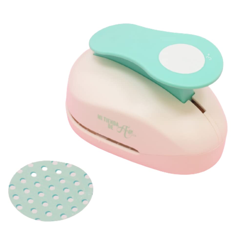 Craftelier - 3 Inch Circle Punch with Lever Press | Shape Hole Puncher for Paper Crafts | Round Hole Punch to Create Scrapbooks, DIY Cards & Journals | Mini Hole Punch for Paper & Cardstock.