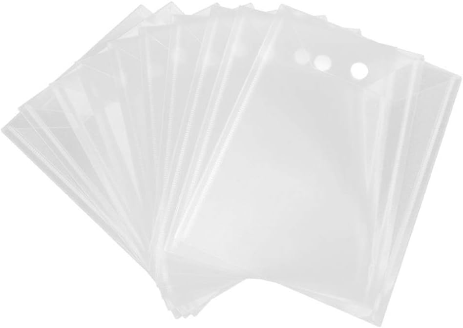 Large Stamp & Die Storage Pockets Resealable Clear Plastic Seal Bags Storage Case for Cutting Dies Stencil Album Stamp Crafts for DIY Scrapbooking Paper Card Craft Cutting Dies for Card Making