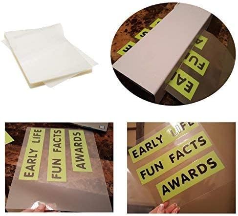 Immuson Thermal Laminating Pouches 8.9 x 11.4, 5 Mil Thickness, Crystal Clear Finish, 1500 Packs