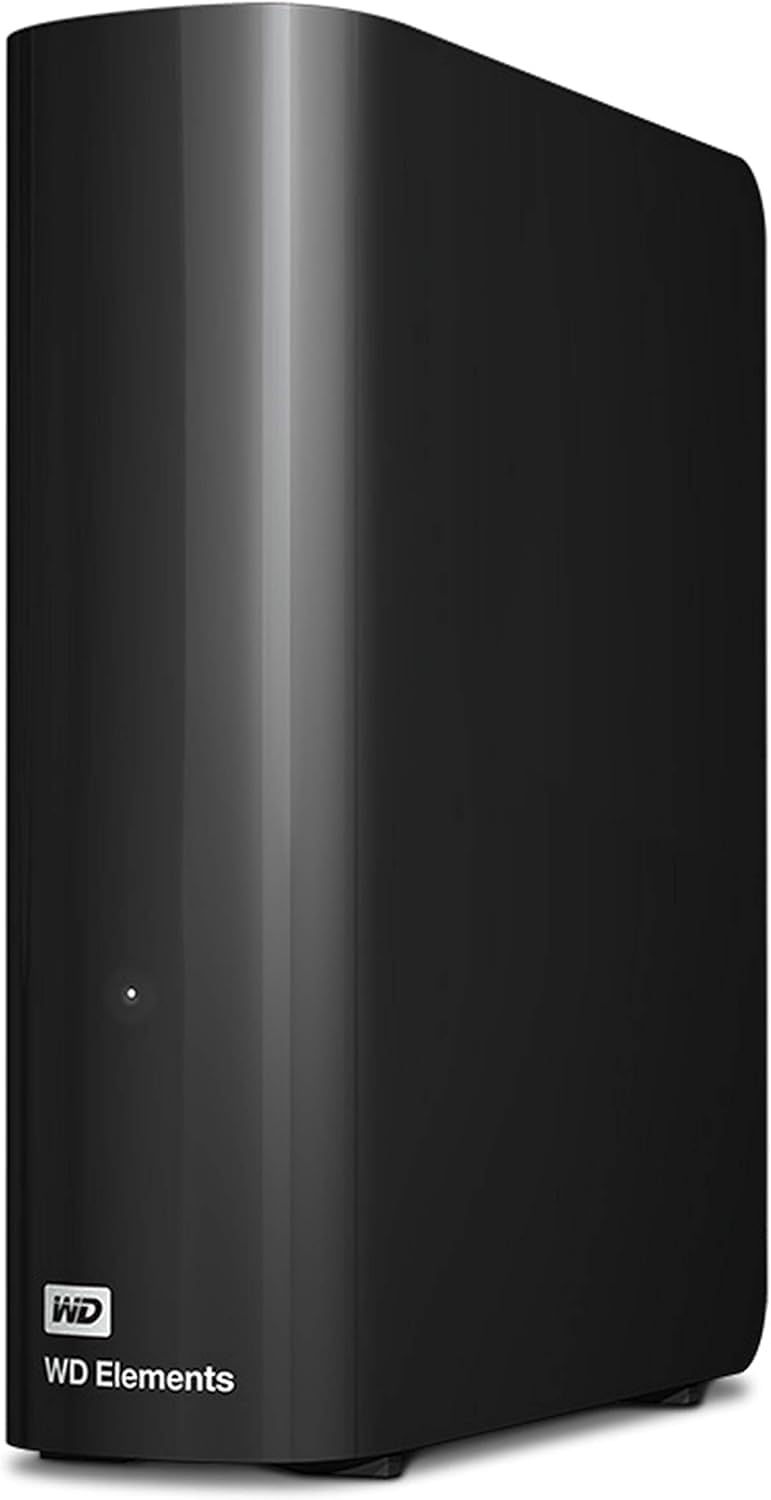 Western Digital 26TB Elements Desktop External Hard Drive, USB 3.0 External Hard Drive for Plug-and-Play Storage - WDBWLG0260HBK-NESN