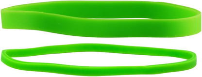 JAM PAPER Colorful Rubber Bands - Sizes 33 & 64 Set - Green Multi-Purpose Rubberbands - 200/Pack