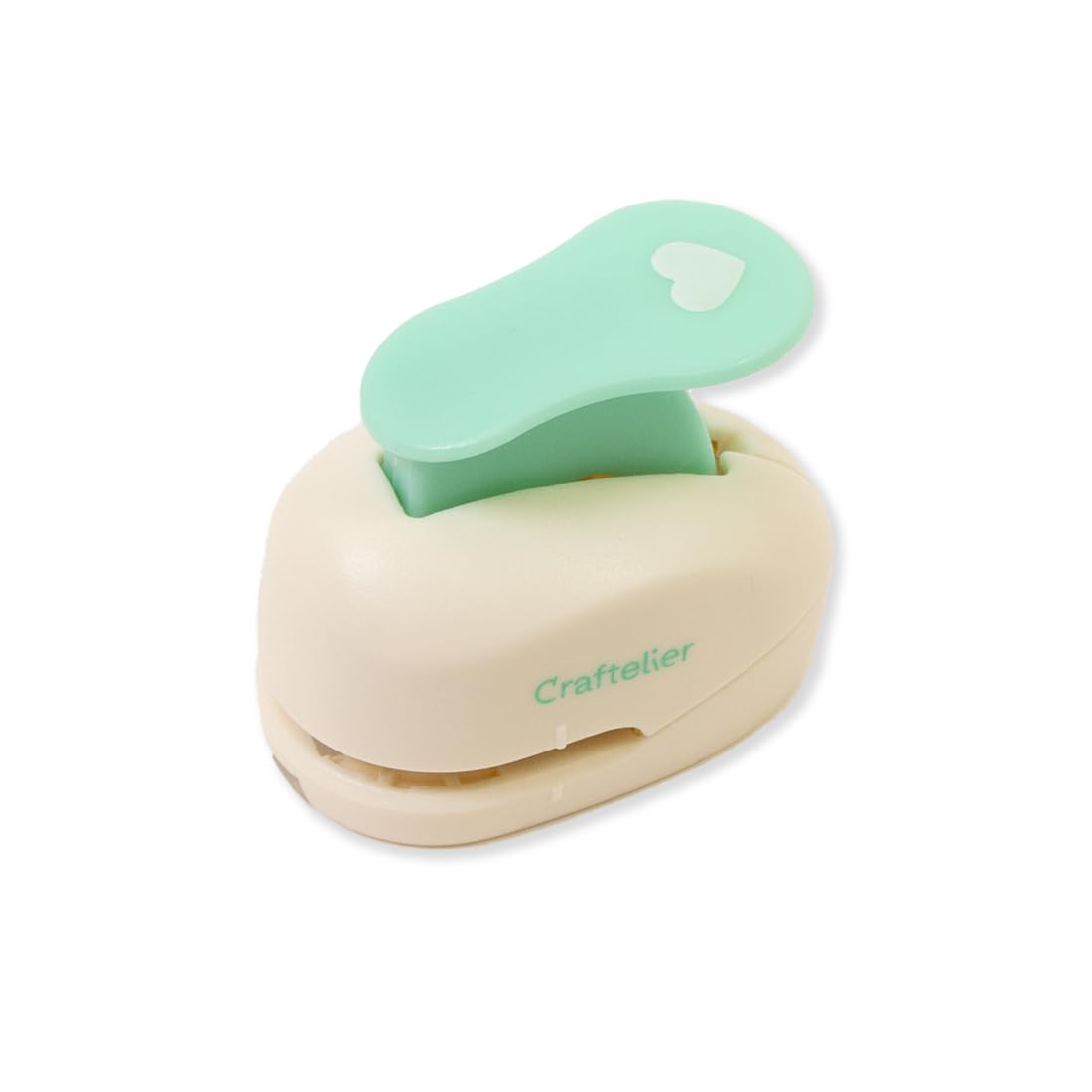 Craftelier - 3/8 Inch Heart Hole Punch with Lever Press | Hole Puncher for Paper Crafts | Heart Punch for Scrapbooking, DIY Cards & Journals | Hole Puncher for Paper & Cardstock.