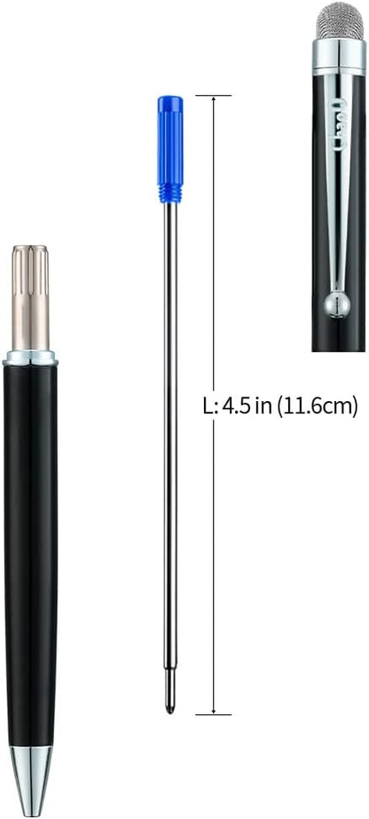 Blue Ink Refills (20pcs), Replaceable Pens Refills, 1mm Medium Tip - Blue