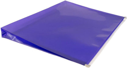JAM PAPER Plastic Envelopes with Zip Closure - Letter Booklet - 9 3/4 x 13 - Purple - 3/Pack