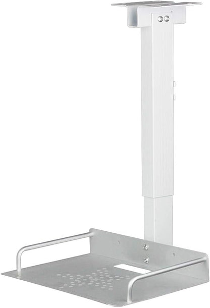 Drsn Universal Ceiling Mount with Tray, 11.4-22 inches Adjustable, No Hole Installation, Aluminum Alloy, in-Tube Cable Routing, Universal Ceiling Mount for Projector/Camera, Wall/Ceiling