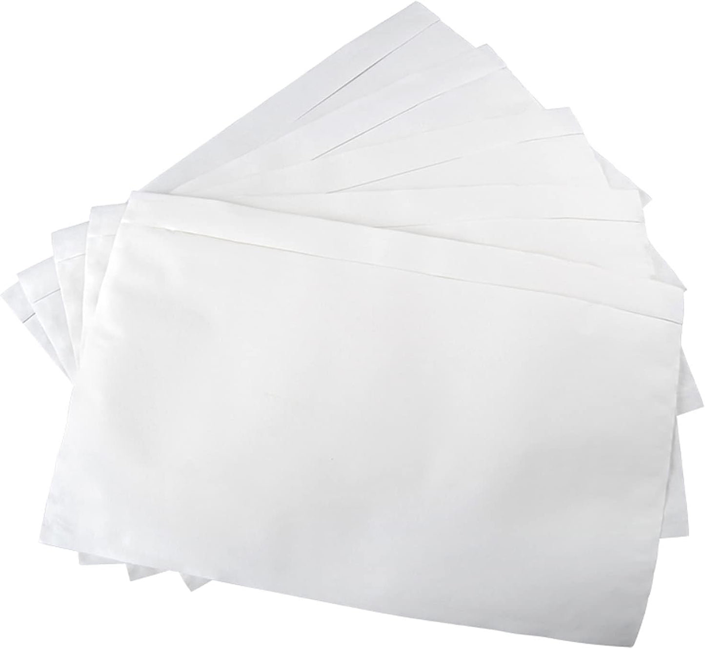 Shipping Labels Sleeves, Packing Slip Envelope Pouches 7.5" x 5.5" Packing List Mailing Envelopes with Clear Self-Adhesive (50 Pack)