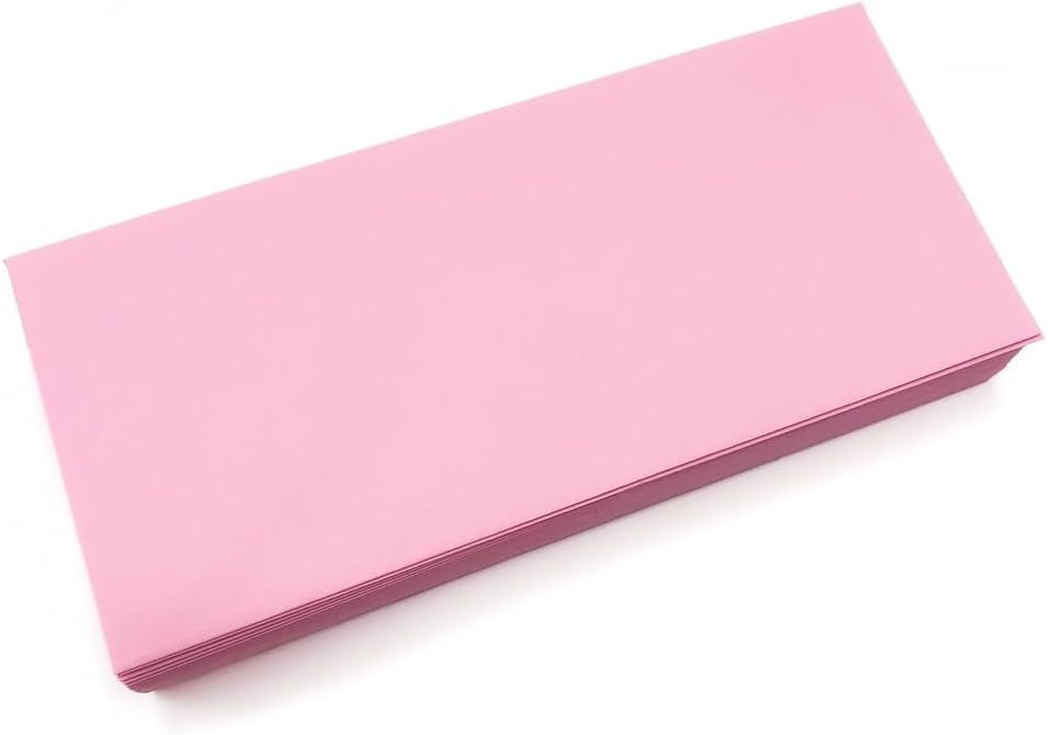 Limited Papers (TM) No. 10 Regular Standard Mailing Envelope - Pastel - Soft - 24 Pound (4.8 inch x 9.5 inch) - Announcement, Invoices, Checks, Letters, Contracts, Business Envelopes (Pink, 1000)