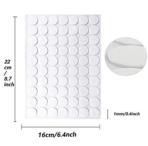 Clear Sticky Tack Adhesive Poster Tacky Putty Removable Round Putty Double-Sided Round No Traces Adhesive Sticke for Festival Decoration（630）