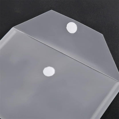 Large Die and Stamp Storage Envelope Bags 10 Pieces 7x5inch and 10 Pieces 9.4x3.9inch Resealable Clear Plastic Seal Bags Storage Case for Cutting Dies Stencil Album Stamp Crafts for DIY Scrapbooking