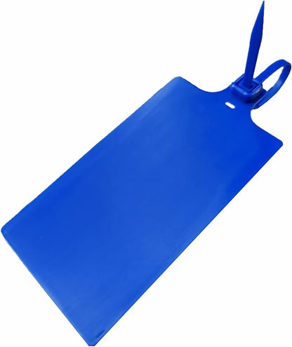 Plastic Seals Shipping Tags Logistics Use Big Sign Tie Large Label Tie, 255mm Total Length, Package of 100pcs (Navy Blue)