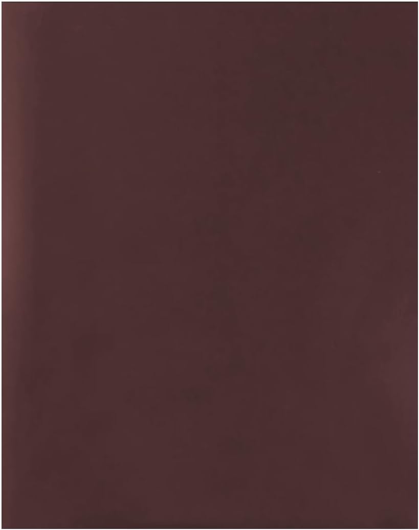 JAM PAPER Custom Printed Semi-Gloss Folders with Round Corner Pockets - Personalized Logo & Text - 10 pt C2S - Brown - 100/Pack