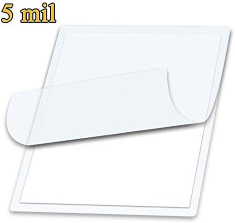 RyhamPaper Thermal Laminating Pouches, Laminating Sheets 8.9 x 11.4-Inches/Letter Size/5 mil, 300 Pack Laminator Sheets for Sealed Document, Cards, Clear Laminated Finish, Round Corner, Waterproof