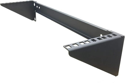 JINGCHENGMEI 5 Packs of 3U Vertical Wall Mount Patch Panel Bracket -Steel Networking Euipment Rack for 19" Network, Server and Data Equipment (5)