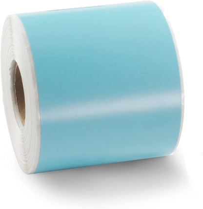 BETCKEY Colored Labels Compatible with Dymo 99019 (2-5/16" x 7-1/2") for Files, Folder, Binders, Compatible for Dymo LabelWriter Thermal 450, 4XL & Zebra Desktop Printers [1 Roll, Light Blue]