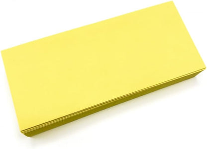 Limited Papers (TM) No. 10 Regular Standard Mailing Envelope - Pastel - Soft - 24 Pound (4.8 inch x 9.5 inch) - Announcement, Invoices, Checks, Letters, Contracts, Business Envelopes (Canary, 250)