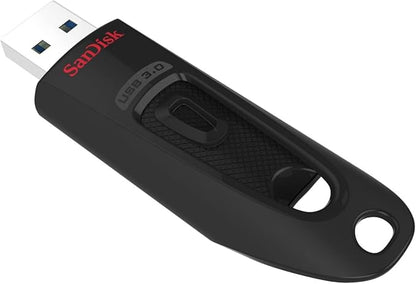 SanDisk 16GB Ultra 130MB/s USB 3.0 Flash Drive SDCZ48-016G Bundle with (1) GoRAM Black Lanyard (16GB, 5 Pack)