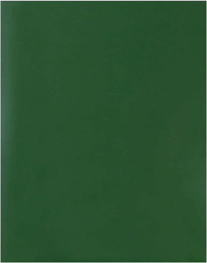 JAM PAPER Custom Printed Semi-Gloss Folders with Round Corner Pockets - Personalized Logo & Text - 10 pt C2S - Green - 250/Pack