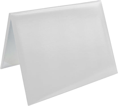 Diploma Cover 8.5x11 Inch, Graduation Certificate Holder - Elegant Faux Leather Folder for Graduation, Wedding Officiant,White-1 Pack