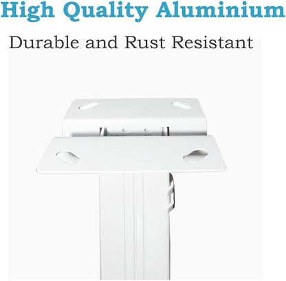 Drsn Universal Ceiling Mount with Tray, 11.4-22 inches Adjustable, No Hole Installation, Aluminum Alloy, in-Tube Cable Routing, Universal Ceiling Mount for Projector/Camera, Wall/Ceiling