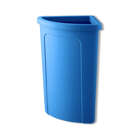 Recycling Bin, 21 Gallon Corner Round Trash Can, Crack-Resistant, Commercial Durable Garbage Can, Reinforced Bottom, Ideal for Home, Kitchen, Bar, Hotel, Restaurant, School