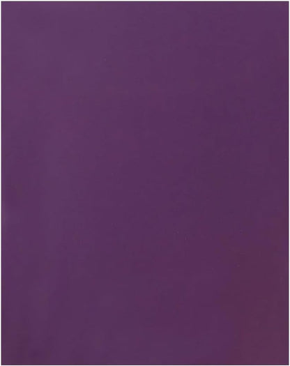 JAM PAPER Custom Printed Semi-Gloss Folders with Round Corner Pockets - Personalized Logo & Text - 10 pt C2S - Purple - 250/Pack