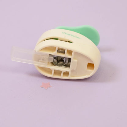 Craftelier - 3/8 Inch Star Hole Punch with Lever Press – Star Hole Puncher for Paper Crafts | Star Punch for Scrapbooking, DIY Cards & Journals | Hole Punch Shapes for Paper & Cardstock.