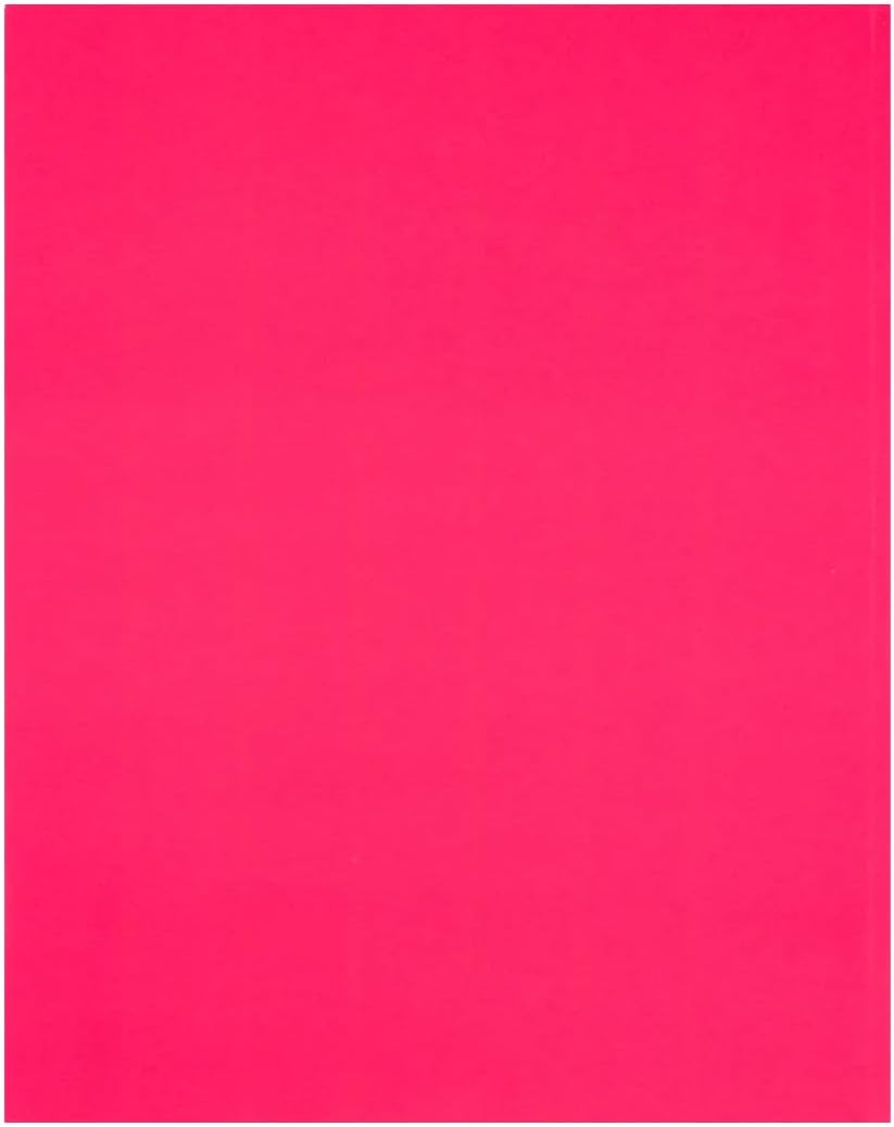 JAM PAPER Custom Printed Semi-Gloss Folders with Round Corner Pockets - Personalized Logo & Text - 10 pt C2S - Pink - 100/Pack