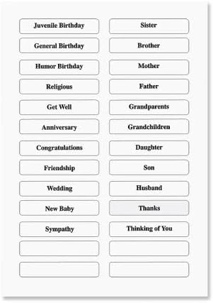 Current World Travel Greeting Card Organizer Box with Dividers - Store 140+ Christmas, Valentine, & Birthday Cards, Recipe Cards, Photo Collections, Postcards, Stationery, 7" x 9" x 9-1/2"