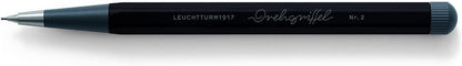 LEUCHTTURM1917 - Drehgriffel Mechanical Pencil - Refillable Writing Stylus with 0.7 mm HB Graphite Lead (Black)