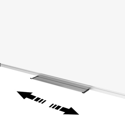 XBoard Magnetic Whiteboard 40 x 30 Inch, Dry Erase White Board for Wall with Marker Tray 3' x 2.5' | Aluminum Frame Message Presentation Board for Home School & Office