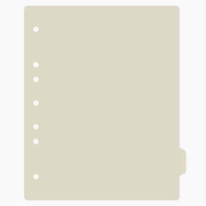 Carstens - Heavy Duty Plastic Ring Binder Dividers, Side Tab, 1/9 Cut, Tab 8 Position, US Letter, Pale Green, Case of 50, (2618-17CS) - Ideal Medical Chart Dividers or Index Tabs for 3 Ring Binders