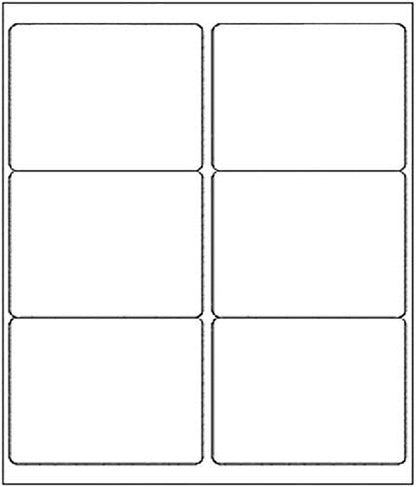 9527 Product 6-UP Shipping Labels, 3-1/3 x 4 Address Labels 150 Labels, 25 Sheets Compatible Laser/Ink Jet (25 Sheets)