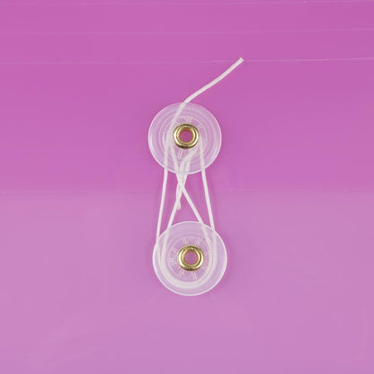 JAM PAPER Plastic Envelopes with Button & String Tie Closure - Letter Booklet - 9 3/4 x 13 - Lavender Purple - 3/Pack