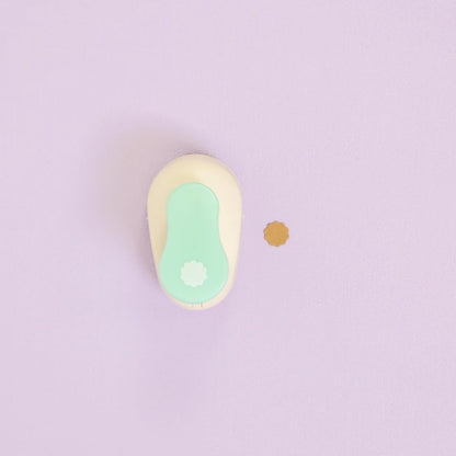 Craftelier - 3/8 Inch Circle Scallop Punch with Lever Press | Shape Hole Puncher for Paper Crafts | Scalloped Hole Punch to Create Scrapbooks, DIY Cards & Journals