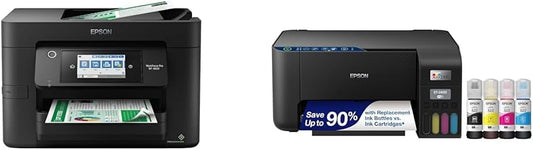 Epson® Workforce® Pro WF-4820 Wireless All-in-One Printer and EcoTank ET-2400 Cartridge-Free Supertank Printer Bundle