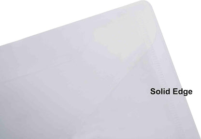 9x7 Clear Plastic Envelopes Hook Loop Closure Receipt Stickers Storage Holder 20 Pack